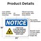 Signmission Radiation & Laser Sign, 18 in H x 24 in W, Aluminum, Rectangle OS-2PACK-NS-A-1824-L-19077 - alternate 4